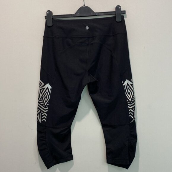 90 Degree By Reflex Black capris Leggings Size Medium - Picture 4 of 11